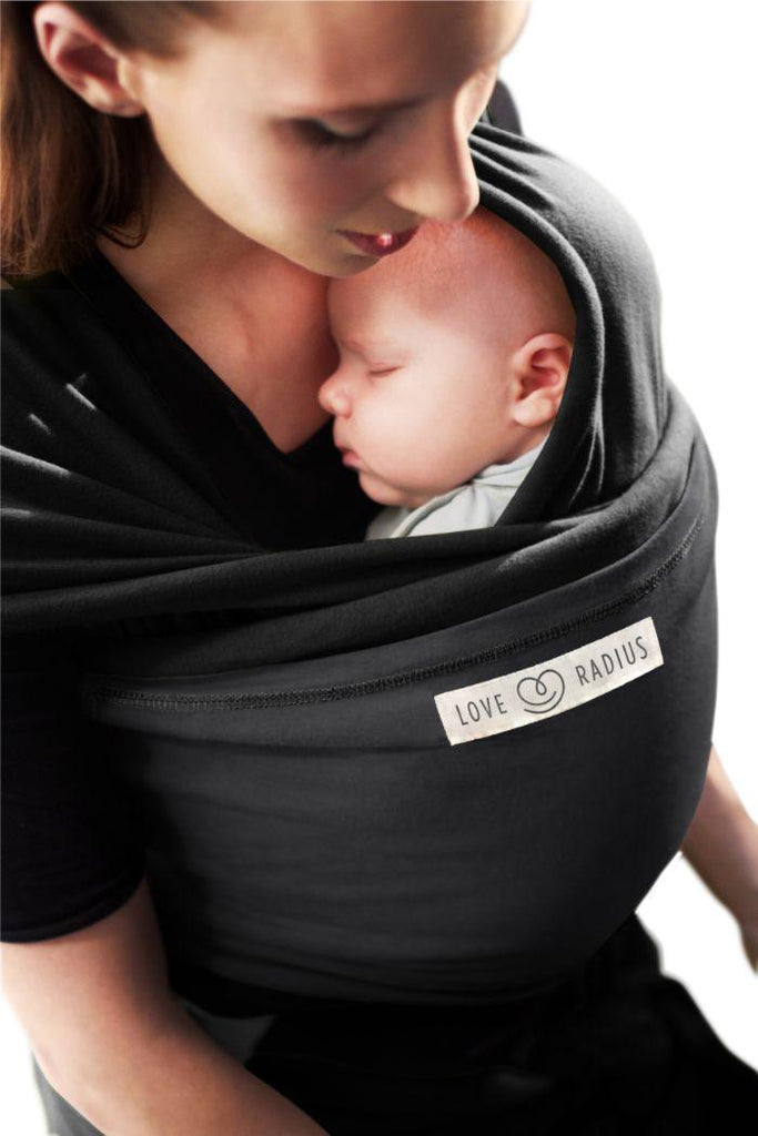 Sweat du parent pour porte bébé noir (taille XS) Je Porte Mon Bébé